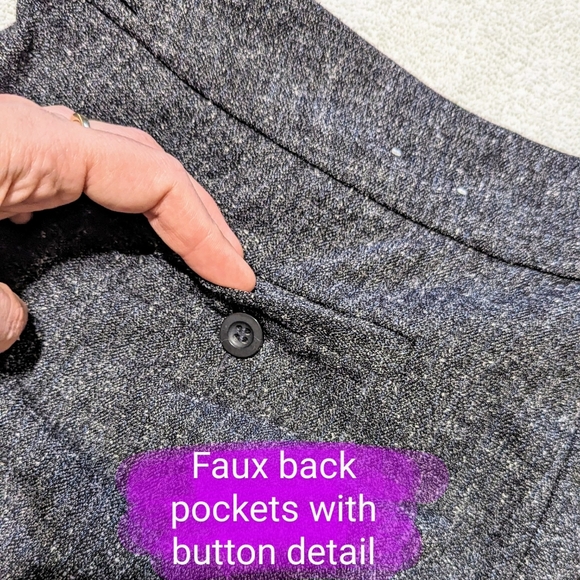 Ricki's size 8 EUC, Capri, culottes style in heathered grey colour - Picture 11 of 11